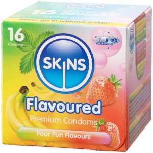 Skins Flavoured Condoms 16 pcs - Transparent