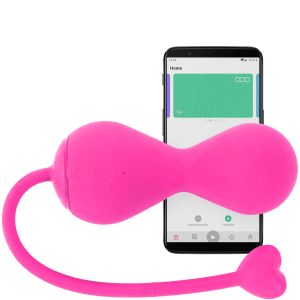 OhMiBod Lovelife krush Kegel Balls - Rose vif