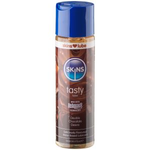 Skins Double Chocolate Desire Lubrifiant à Base d'Eau 130 ml - Transparent