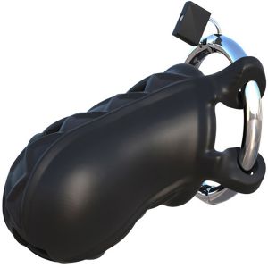 Fantasy C-Ringz Extreme Silicone Cock Blocker - Noir