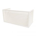 DECOCLIM - Extension hauteur pour caches DECOCLIM blanc crème taille L - DECOCLIM-23AL9001-PLUS