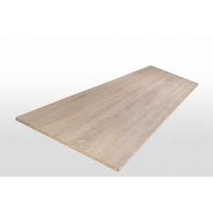 Tablette m&eacute;lamin&eacute;e ch&ecirc;ne brut 250x30x1.8cm