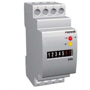 PERRY-Compteur horaire 2 DIN 230V