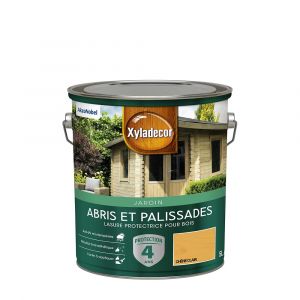 Lasure Bois Exterieur Xyladecor Abris Et Palissades Mat Chêne Clair 5L