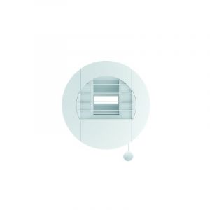 Bouche VMC hygro cuisine appartement à cordon Alizé HYGRO TEMPO HCC Ø125 (sans manchette) - Alizé hygro: HCC03 10-45/105