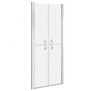 Porte de douche porte de cabine de douche accessoire de salle de bain paroi de douche maison intérieur ESG dépoli 71 x 190 cm 02_0001998