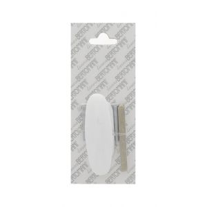 Crémone azur aluminium laqué blanc