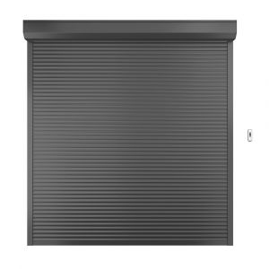 Volet roulant electrique recoupable radiocommande - Gris - 220x240cm