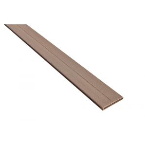Lame clôture bois composite, H.16,5 x L.165 cm, bois veiné, SYLWAY