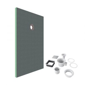 Receveur de douche à carreler 80x120cm avec la bonde de receveur,AICA Sanitaire