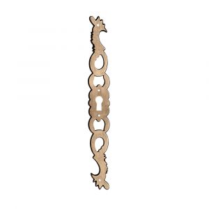 Entrée coq - Zamak - Vieux fer jaune - 145mm