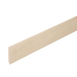 Planche brut pin des landes 27x80 bord rond 2m-