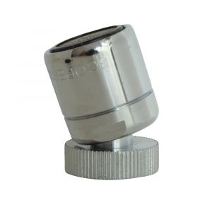 Raccord sanitaire - Rotule avec aérateur débit : 8L/min - F22/100  M24/100