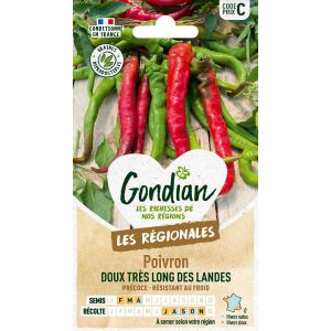 Piment Doux Très Long des Landes Gondian