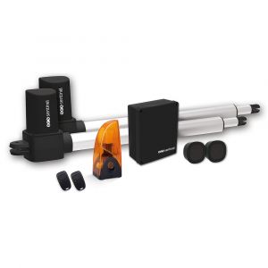 Motorisation à vérins pour portail battant - 24V