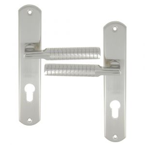 Ens poig alum/plaq acier cyl jussieu l nickel mat/brillant