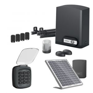 Motorisation solaire Avidsen Orea 550 avec digicode pour portail coulissant