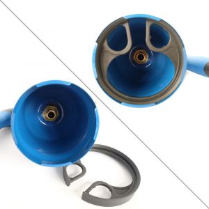 Lampe a souder à gaz Coque Acier piezo cartouches gaz 190g KEMPER