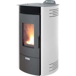 Poêle à granulés Lindara 97 Smart S-Line - Blanc