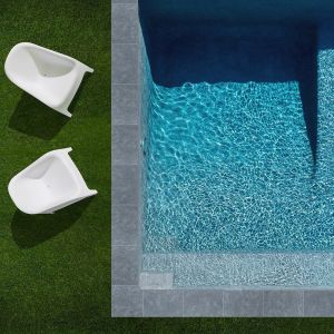 KIT COMPLET / Margelles pour piscine 10x5m en Pierre Egypte Gris (+ colle, joint, hydrofuge ...)