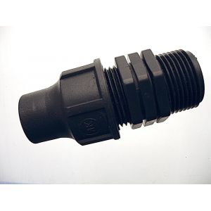 RACCORD A COMPRESSION MÂLE POUR PE GAG D17-20mm - M20X27