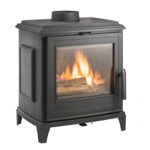 Po&ecirc;le &agrave; bois Sedan S - Fonte - Noir - 5kW