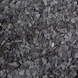 Pack 7,5 m&sup2; - Paillage Naturel P&eacute;tales Ardoise Noire Premium 15-30 mm (30 sacs = 600kg)