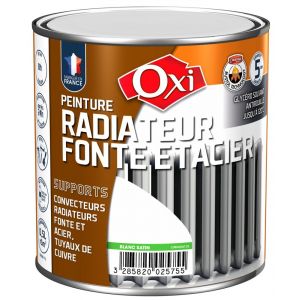 Peinture radiateur fonte et acier gris souris 7040 satin 0.5l