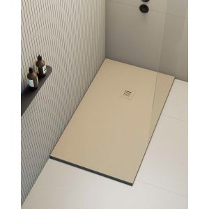 Receveur de douche extraplat rectangulaire beige 75x170 cm Hos's