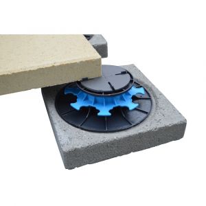 Dalle en béton pour support de plot 25x25x4,5 cm