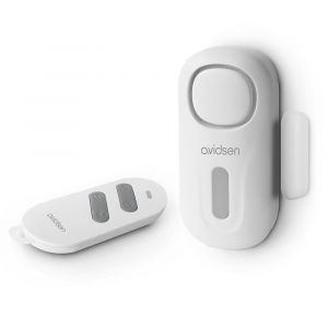 Mini-alarme avec sa t&eacute;l&eacute;commande Small Doorguard Control sir&egrave;ne &agrave; 120 dB - Avidsen - 100022