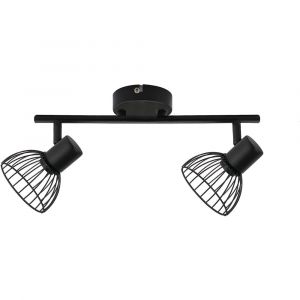 Plafonnier Gear - Noir mat - 40W