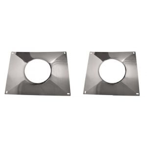 Plaque d'étanchéité haute à bord relevé 350 x 350 mm D.150mm à 154mm