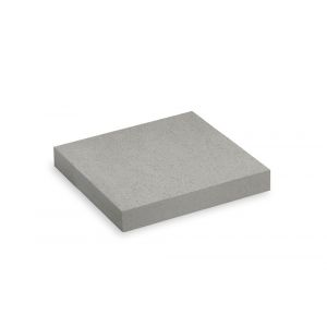 Chapeau de pilier plat gris. Chapeau 40x40x6 cm