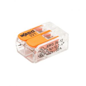 WAGO-Blister de 15 bornes de connexion automatique S221 2 entrées WAGO