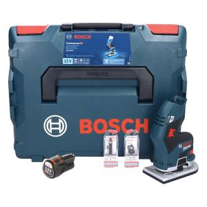 Bosch GKF 12V-8 Affleureuse sans-fil Professional en Coffret L-Boxx + 1x Batterie 3,0 Ah - sans Chargeur