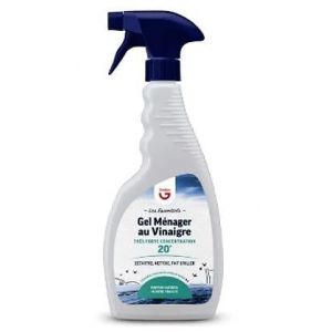 Gel menager superieur au vinaigre 20&deg; parfum menthe spray 750 ml gerlo