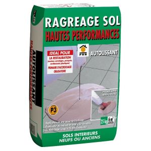 Mortier de ragréage sol intérieur HP 25kg