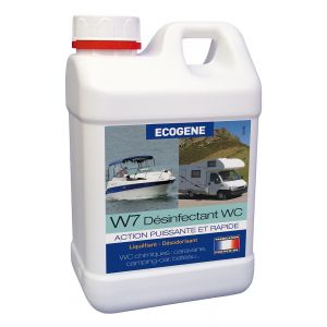 w7 pour wc chimiques flacon de 2 litres