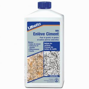 Lithofin Mn Enlève Ciment - Élimine Les Voiles De Ciment 1L