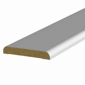 Chant plat MDF revêtu Blanc 4x30mm L.2.20m