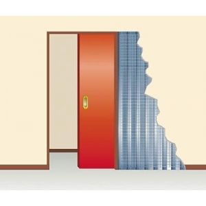 Ch&acirc;ssis porte galandage Placo FIBROTUBI - 1000 mm - Cloison finie 100 mm - 93020017