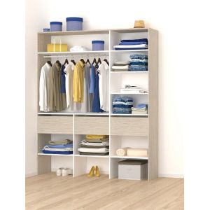 Kit dressing Custo - Effet bois - L180xH215xP40cm