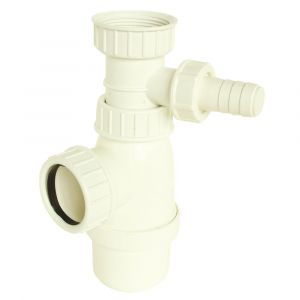 Siphon évier réglable avec prise pour mâchine à laver 40/49