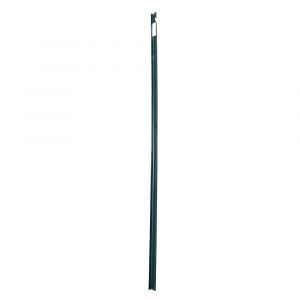 Piquet T en fer plastifié couleur vert hauteur 1,25 m