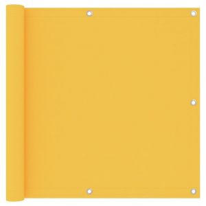 Écran de balcon brise pare vue protection confidentialité 90 x 500 cm tissu oxford jaune 02_0010204