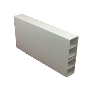 Lame ajouree adele pvc  blanc 2.8x12x150