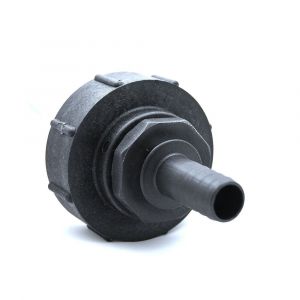 Raccord S100x8 femelle - male cannelé droit 25mm