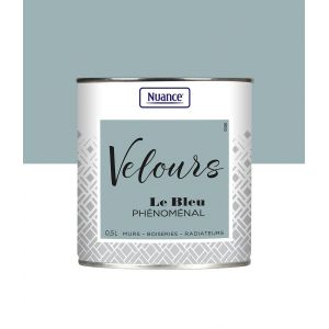 Peinture Velours - Bleu phenomenal - Multi-support - 0,5L