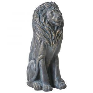Statue de jardin DAKAR Lion Marron